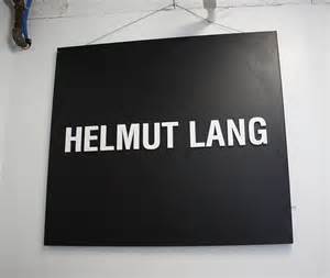 logo Helmut Lang